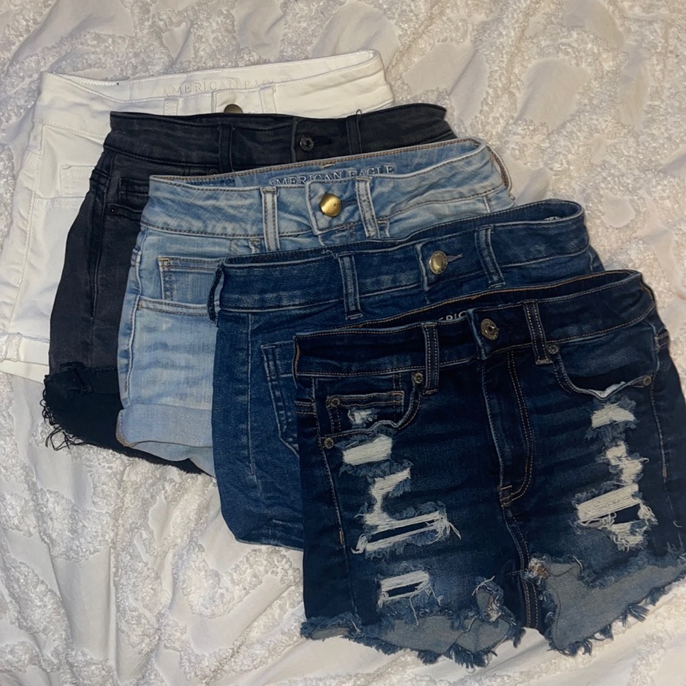 american eagle jean shorts